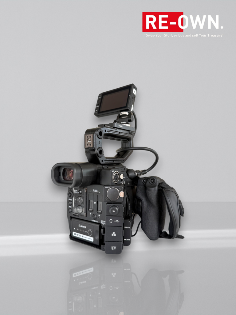 Canon Eos C200 videocamera + Canon EF-S 17-85mm f/4.0-5.6 IS USM