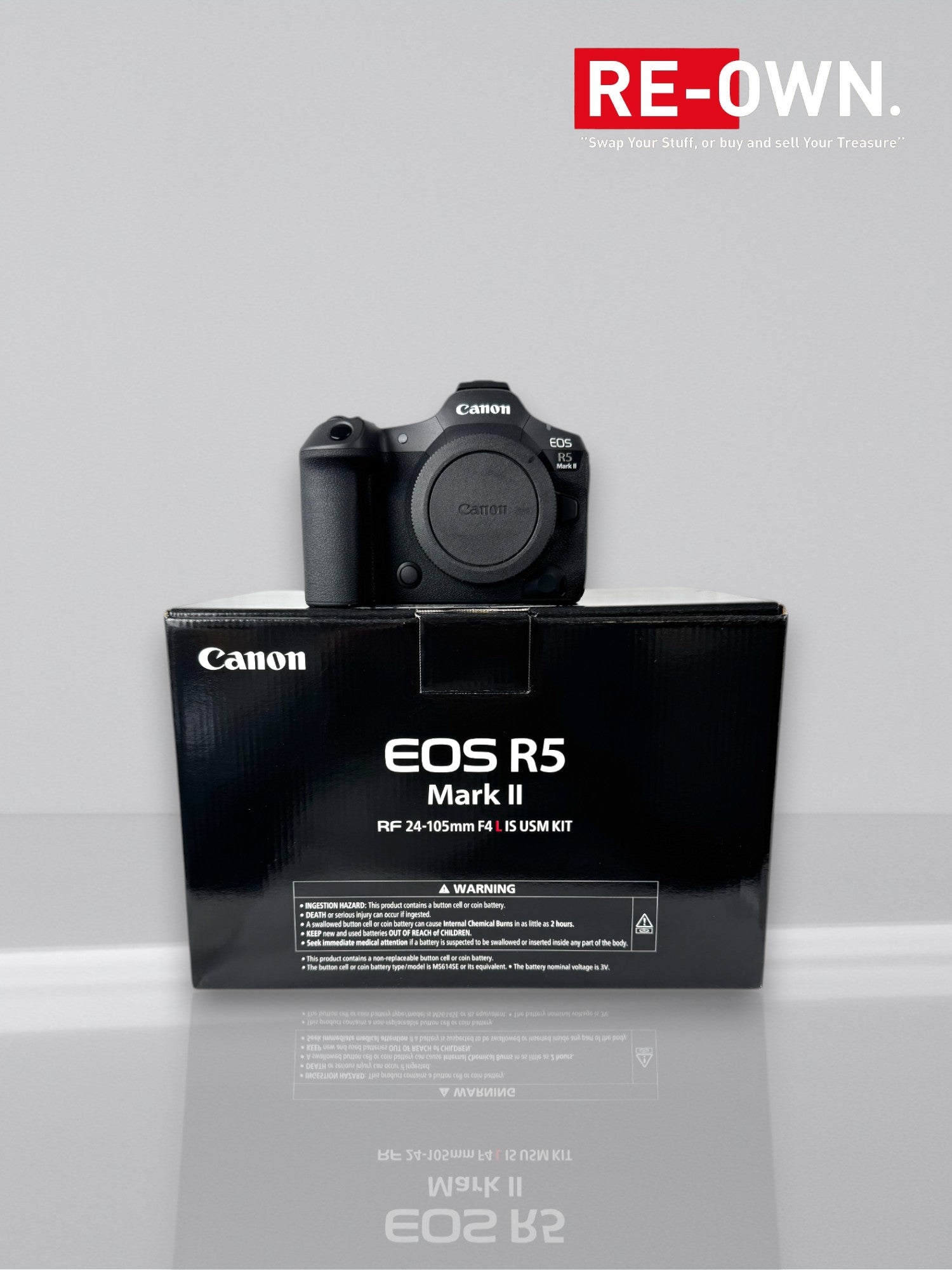 Canon EOS R5 mark II body (616 clicks)