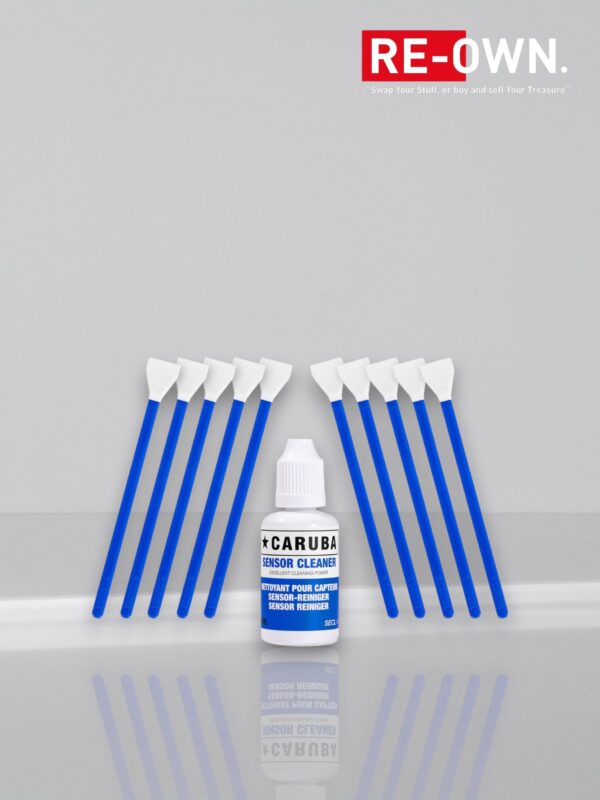 Caruba APS-C Cleaning Swab Kit (10 Swabs 16mm + Fluid 30ml)