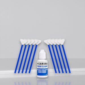 Caruba FullFrame Cleaning Swab Kit 10 Swabs 24MM+FLUID 30ml