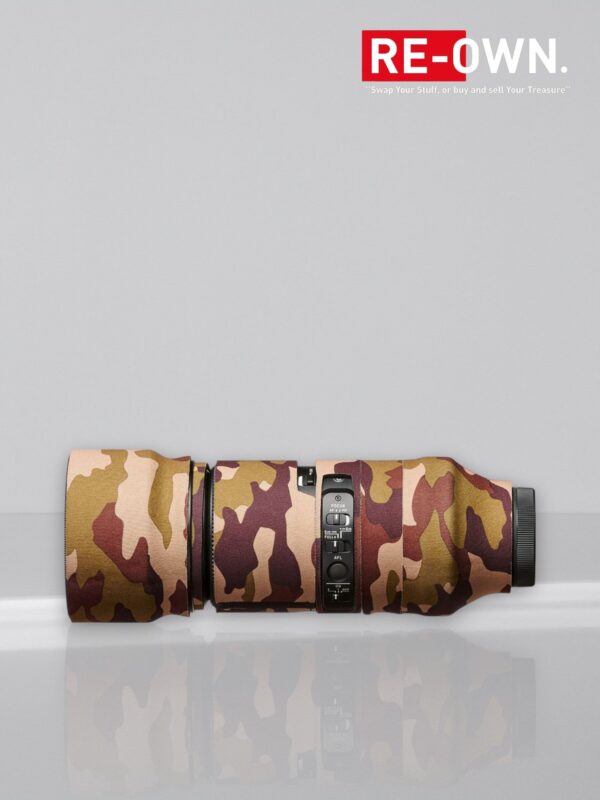 easyCover Lens Oak 100-400mm f/5-6.3 DG DN OS Sony E / Leica L Brown Camouflage
