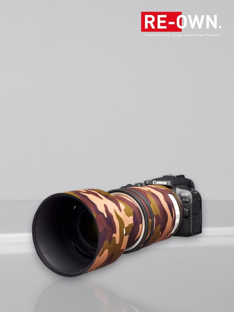 easyCover Lens Oak For Canon RF 70-200mm f/4.0 L IS USM Brown Camouflage