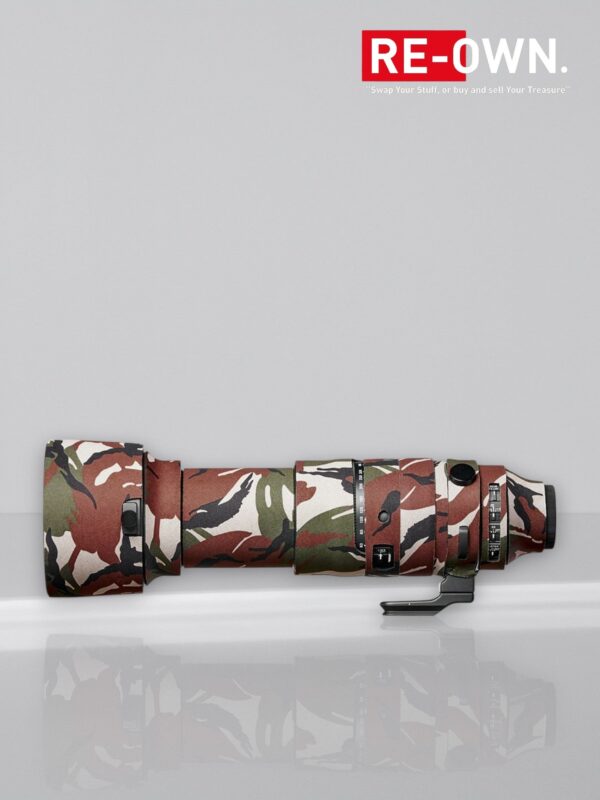 easyCover Lens Oak For Sigma 60-600mm f/4.5-6.3 DG OS HSM Green Camouflage New