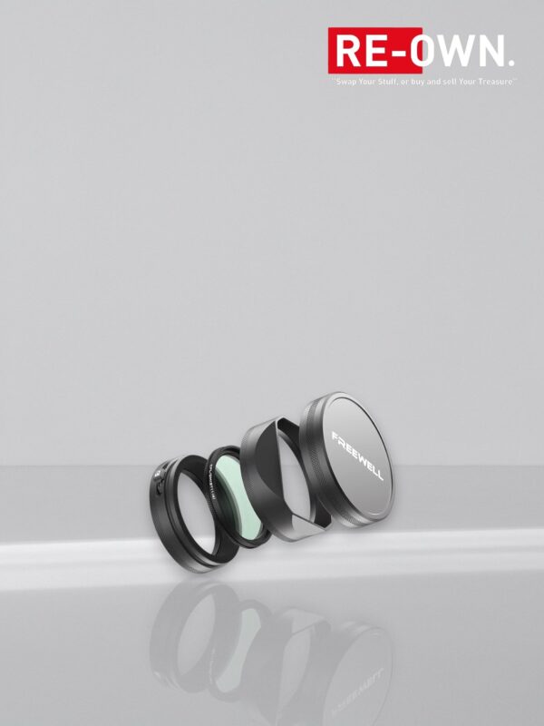 Freewell Fujifilm X100 Series Filter Kit- Lens Hood Zwart