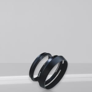 Fujifilm X100 lens hood en lh-x100 adapterring Zwart