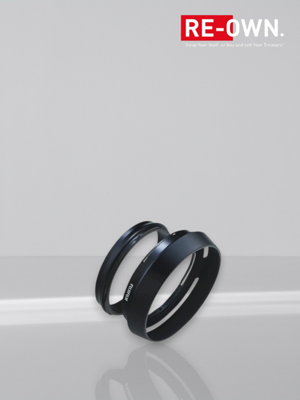 Fujifilm X100 lens hood en lh-x100 adapterring Zwart