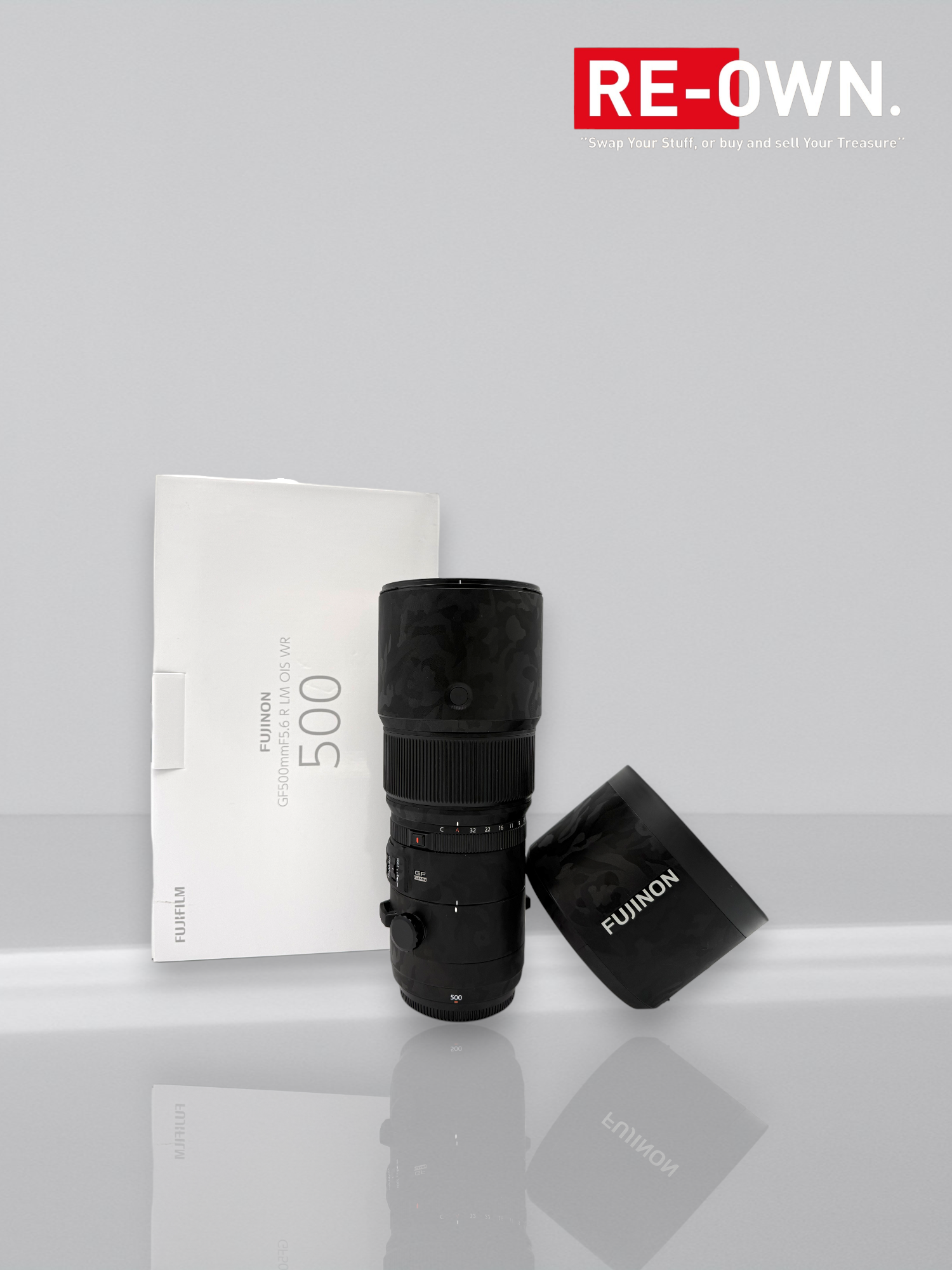 Fujifilm GF 500mm F/5.6 R LM OIS WR / Fuji + Camo pack
