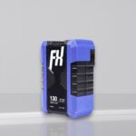 FXLion Cool Black V-Mount Battery 14.4V 130WH | w/ USB.D-Tap - Thumbnail 3