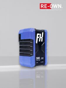 FXLion Cool Black V-Mount Battery 14.4V 302WH | w/ USB D-Tap