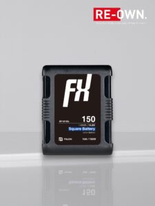 FXLion Cool Blue Smart Square Battery - 14.8V / 148WH V-Mount Battery
