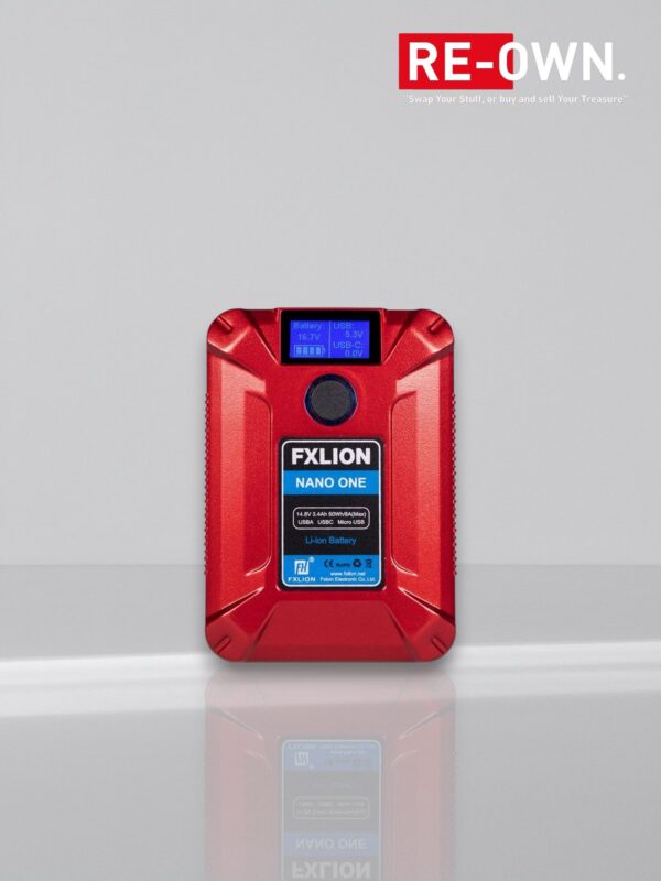 FXLion Nano ONE (Red) 14.8V/50WH V-Lock