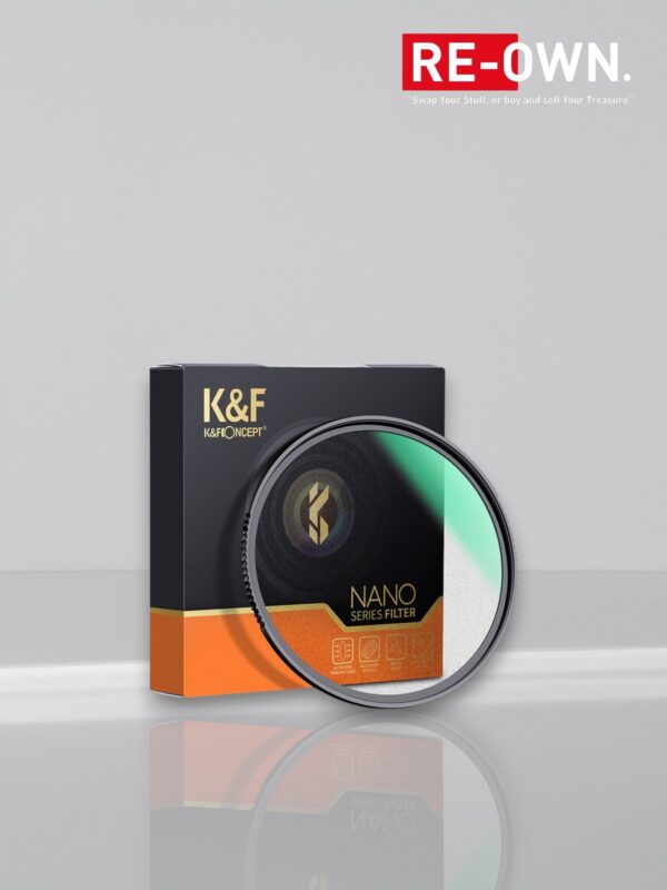 K&F Concept 1/8 Black Mist Filter Nano X 49mm