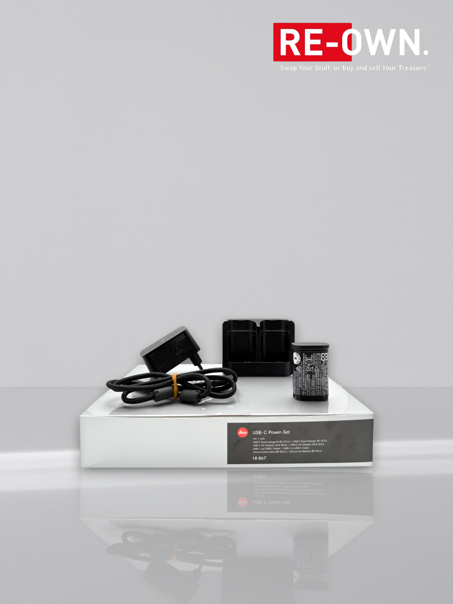 Leica USB-C Power-Set (18867) For Leica SL3  / Leica Q