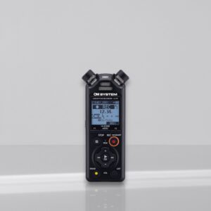 Olympus OM SYSTEM LS-P5 Linear PCM Recorder w/ Rechargeable NiMH Batteries And USB Cable