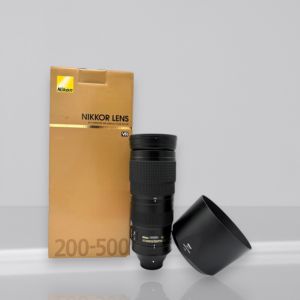 Nikon AF-S Nikkor 200-500mm f/5.6E ED VR + gratis Filter