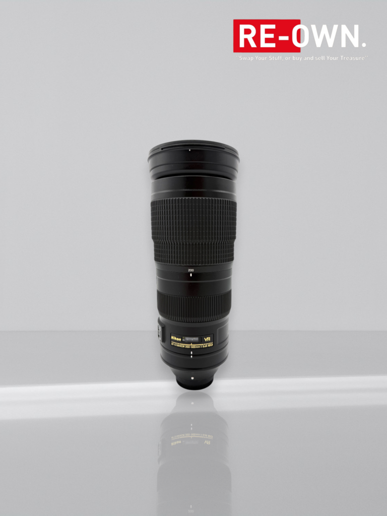 Nikon AF-S Nikkor 200-500mm f/5.6E ED VR + gratis Filter