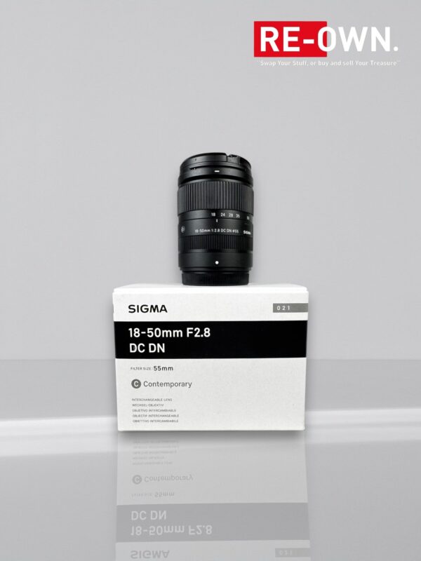 Sigma 18-50mm f/2.8 DC DN For Sony Mount + gratis Filter