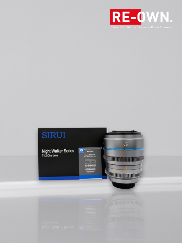 Sirui 75mm T1.2 Nightwalker MFT Mount