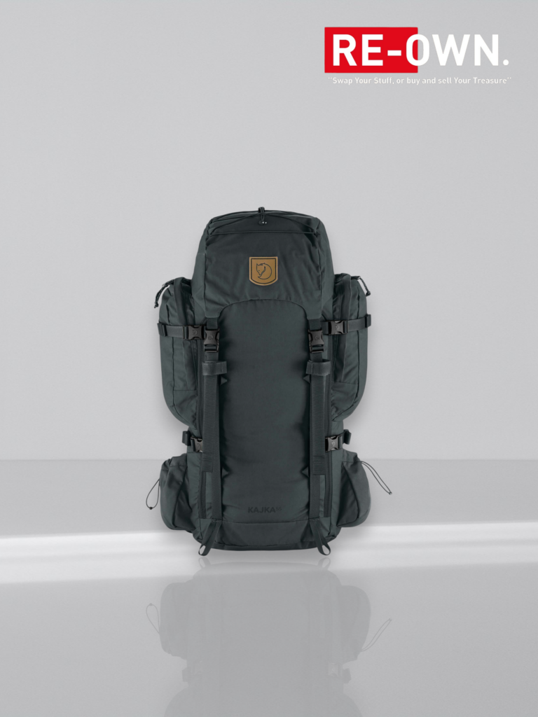 Fjällräven kajka 55 M/L ZWART Backpacktas , rugtas,wandeltas
