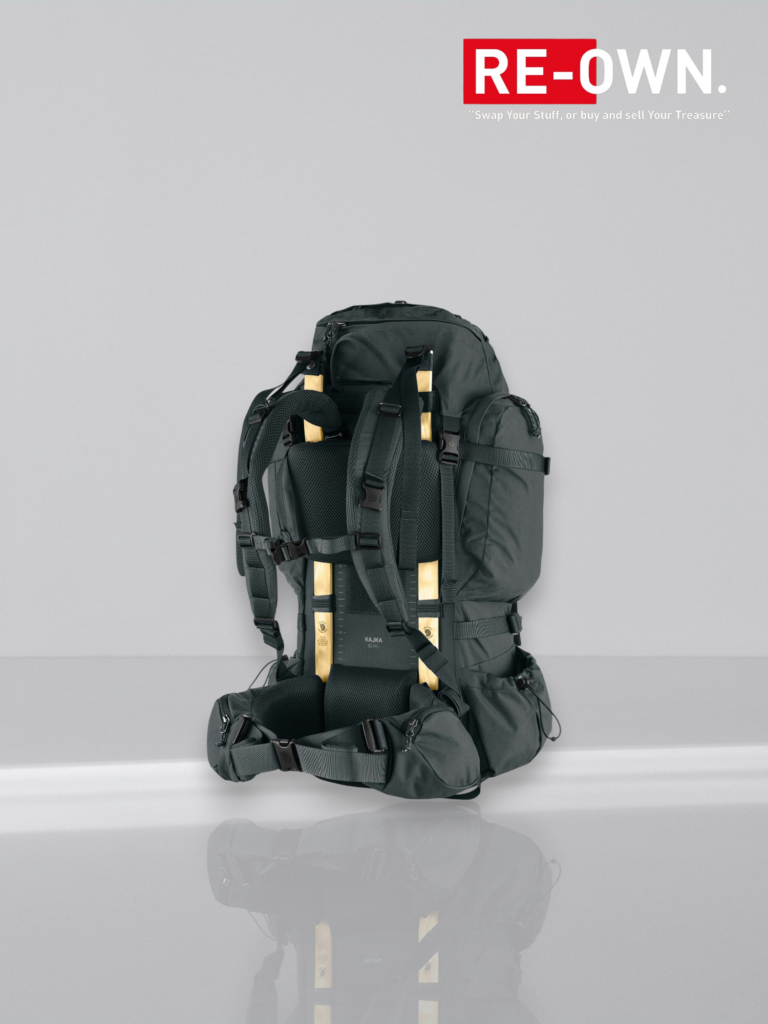 Fjällräven kajka 55 M/L ZWART Backpacktas , rugtas,wandeltas